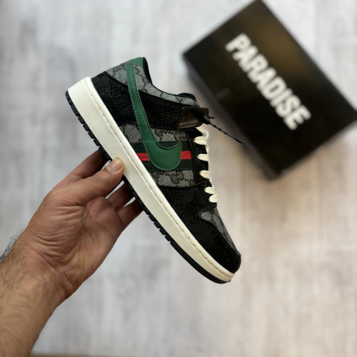 کفش و کتونی گوچی مشکی نایک سبز مردانه