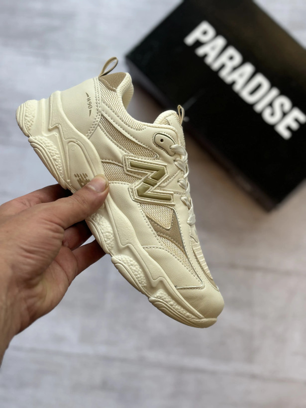 کفش و کتونی نیوبالانس کرم w90 زنانه پیاده روی