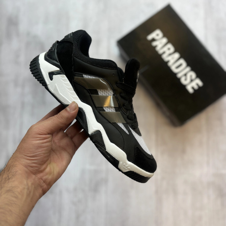 کفش و کتونی آدیداس مشکی سفید مردانه