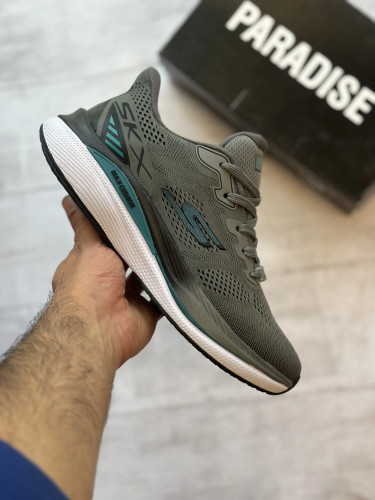 کفش و کتونی اسکیچرز مکس طوسی مردانه