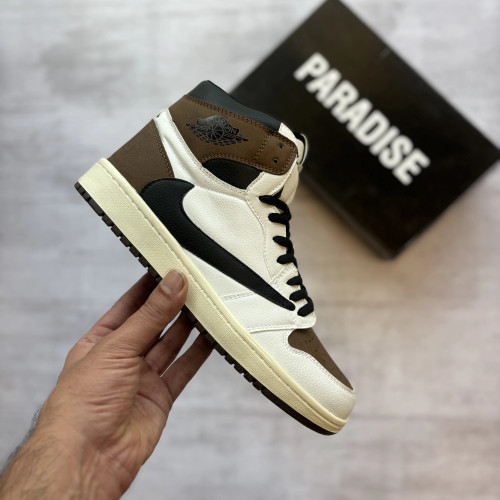 کفش و کتونی نایک جردن وان موکا سفید قهوه ای مردانه