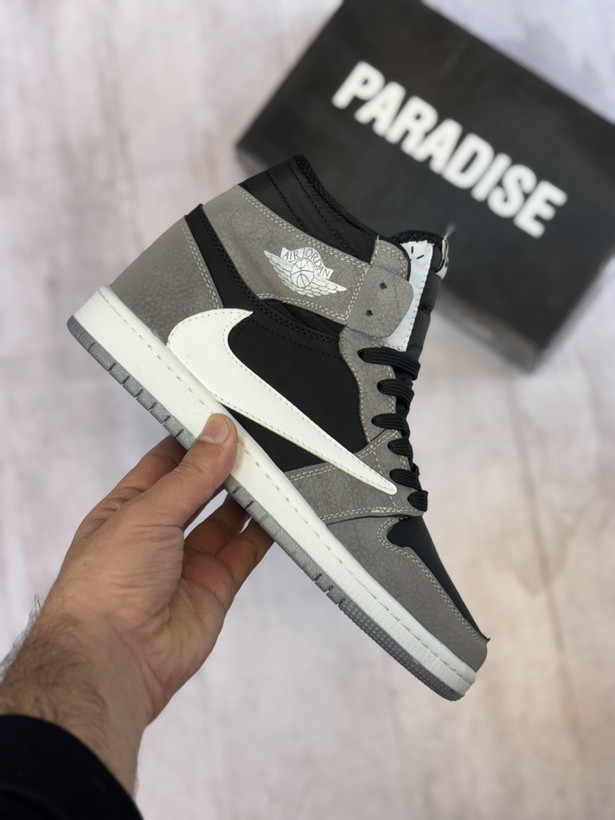 کفش و کتونی ترویس ساقدار طوسی مشکی مردانه