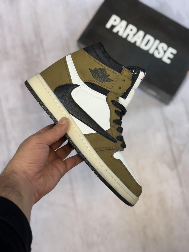 کفش و کتونی جردن ترویس ساقدار موکا مردانه