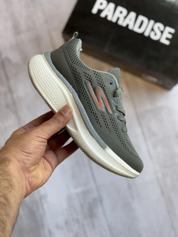 کفش و کتونی اسکیجرز طوسی دخترانه