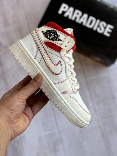 کفش و کتونی نایک جردن وان سفید قرمز دخترانه