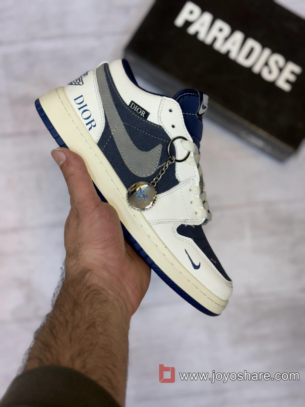 کفش و کتونی نایک جردن دیور کرم سرمه ای مردانه