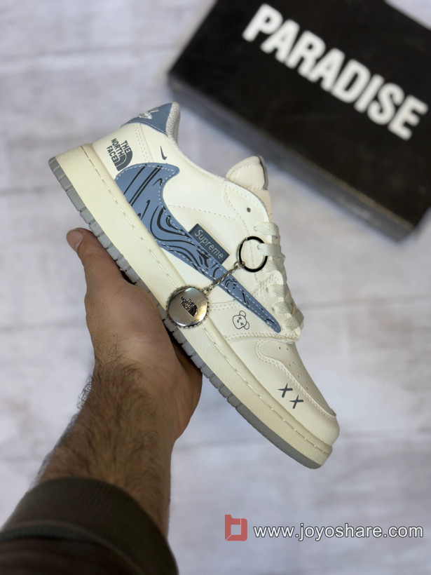 کفش و کتونی نایک جردن ترویس کرم ابی نورث فیس مردانه