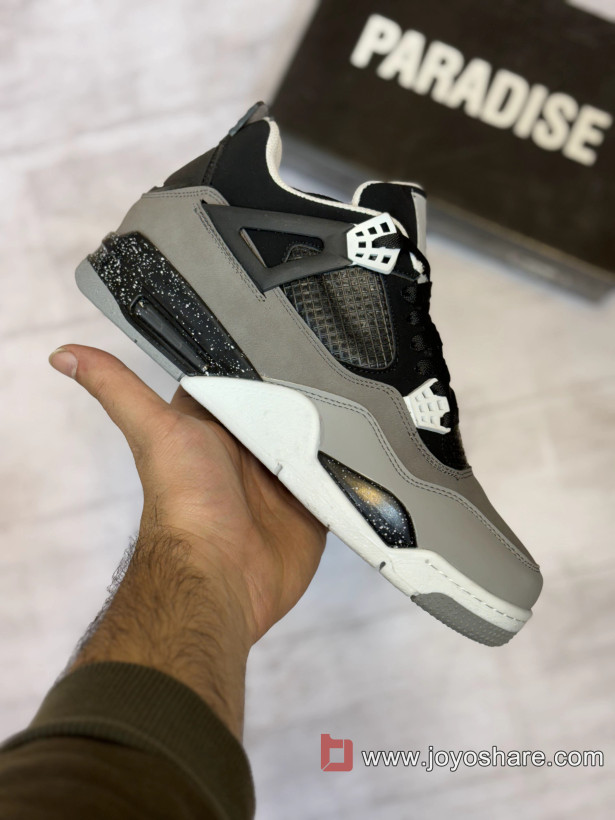 کفش و کتونی جردن فور4 فیرپک طوسی مشکی مردانه