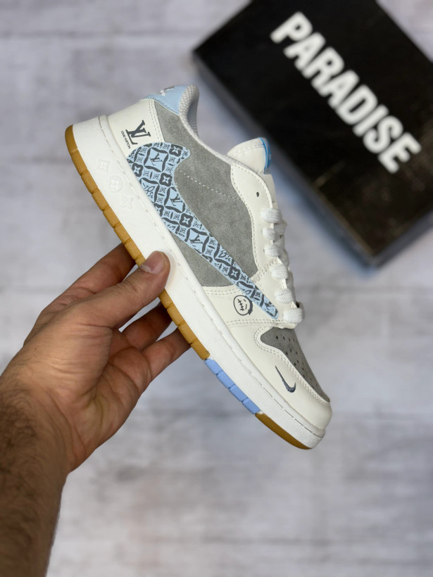 کفش و کتونی نایک جردن ترویس لویی ویتون طوسی ابی مردانه