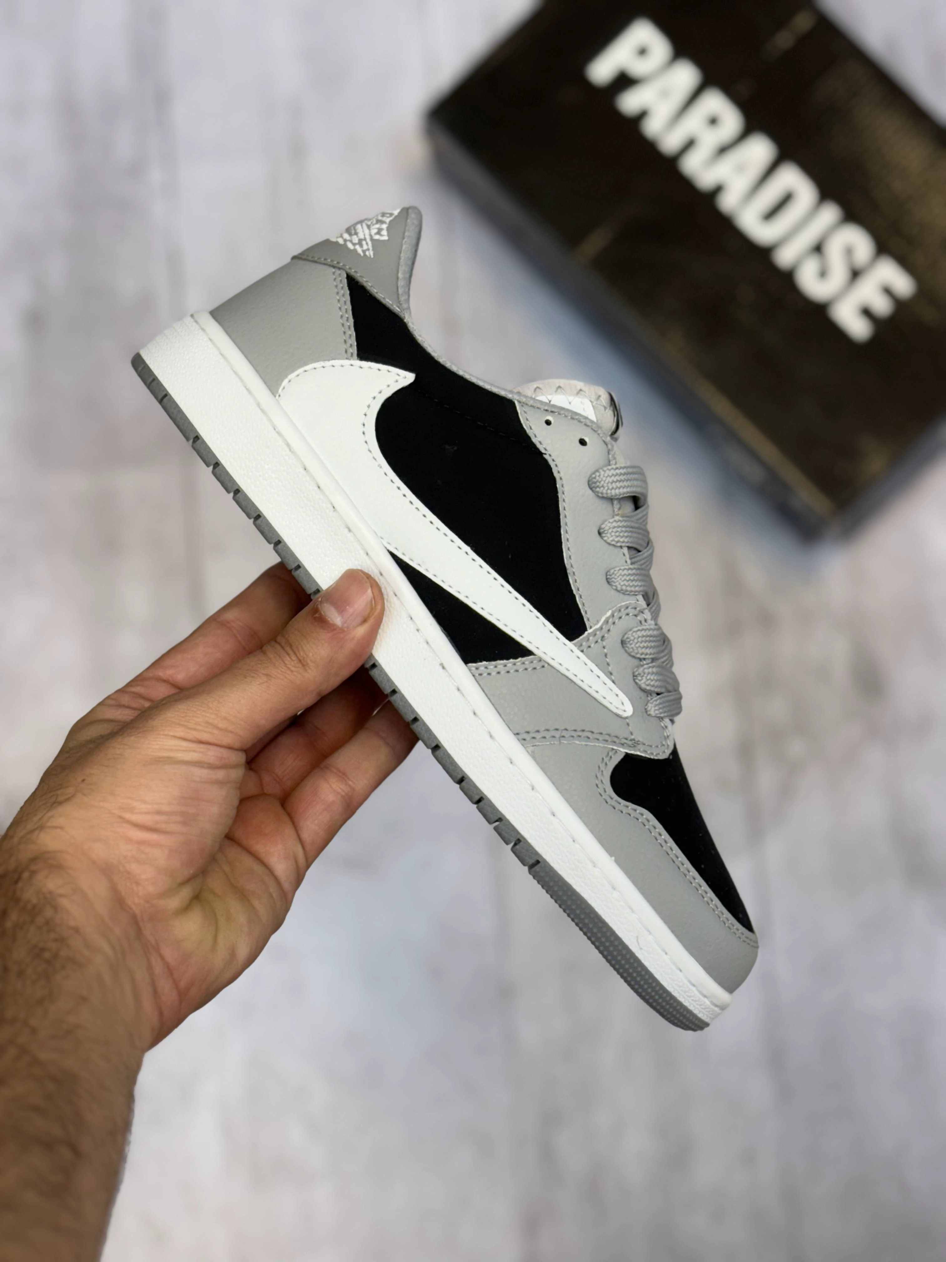 کفش و کتونی نایک جردن ترویس مشکی طوسی مردانه