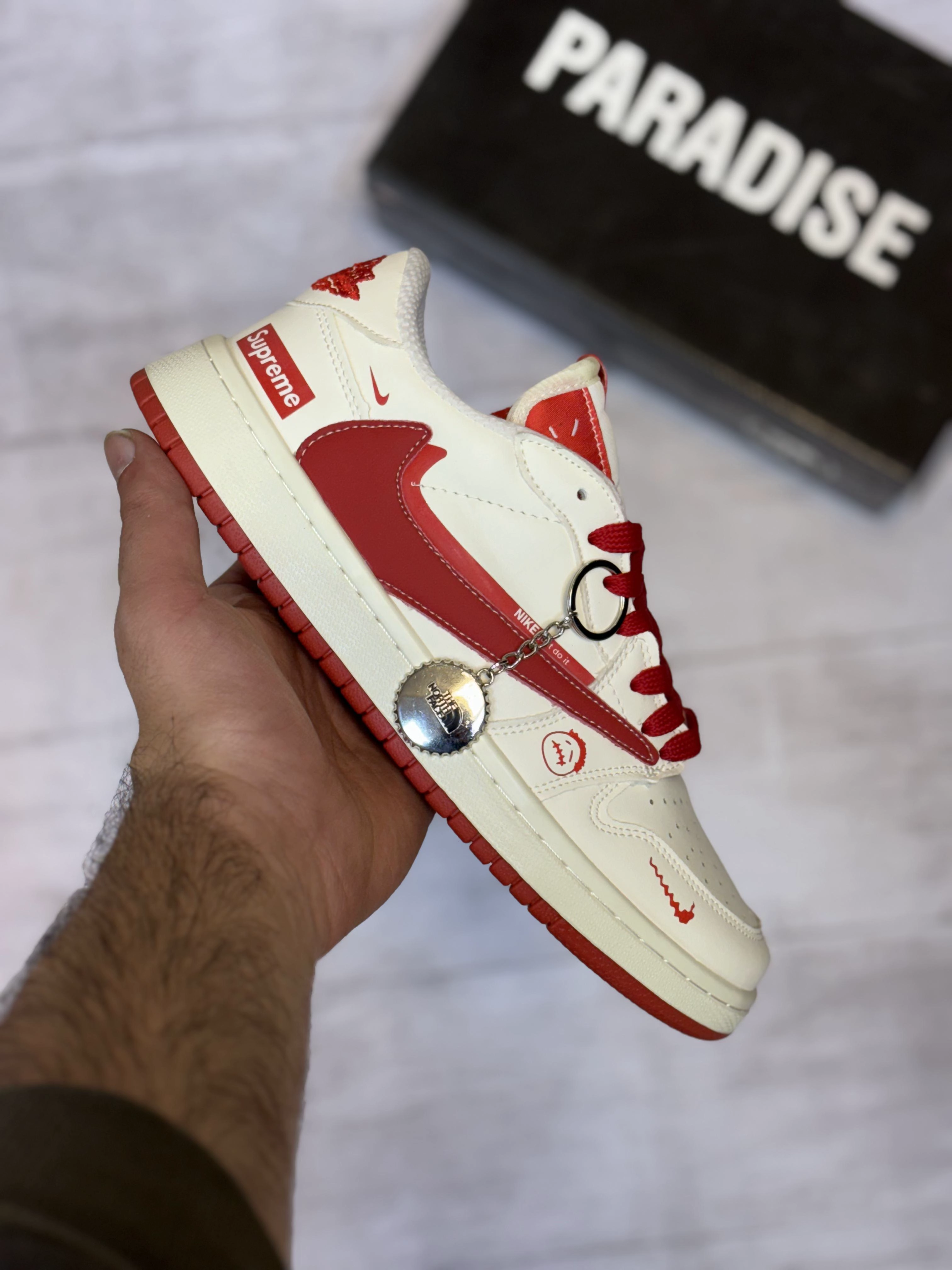 کفش وکتونی نایک جردن ترویس سوپریم قرمز مردانه