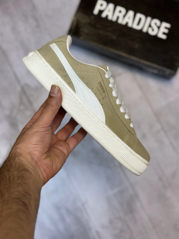 کفش و کتونی پوما سوئد xl کرم مردانه