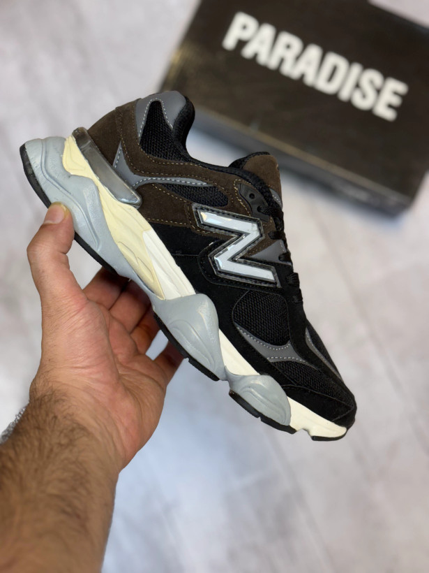 کفش و کتونی نیوبالانس 9060 مشکی قهوه ای مردانه