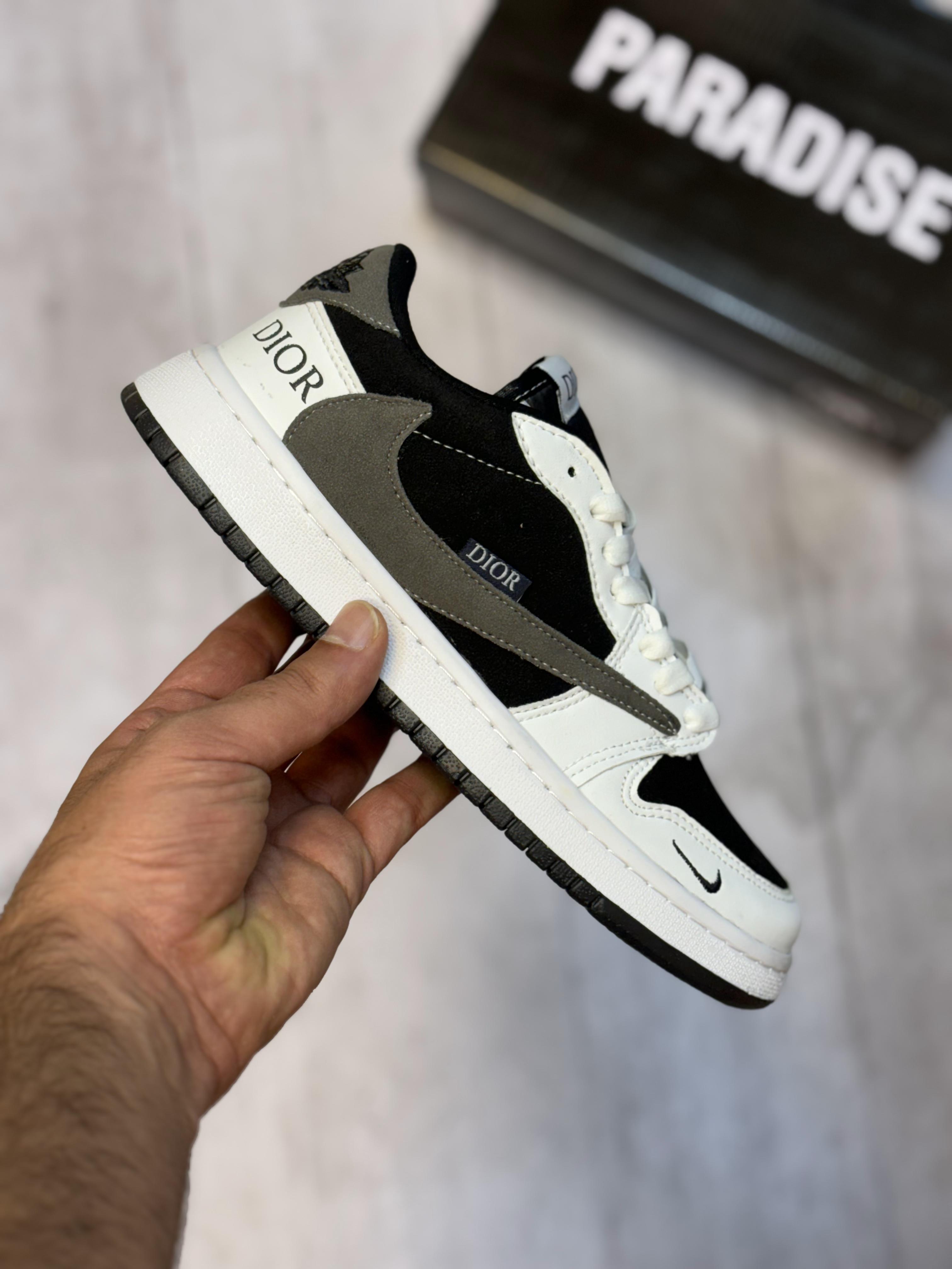 کفش و کتونی نایک جردن دیور مشکی سفید مردانه